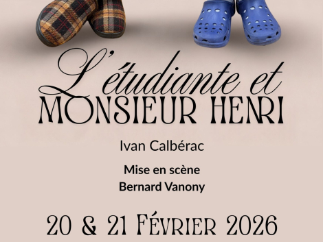 Affiche l’Etudiante et Monsieur Henri (60 x 88 cm) - .